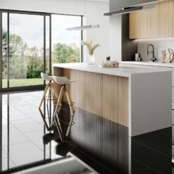 Liberty Floors Black - Lustre Flawless 8mm Laminate Flooring (183655) -Real Wood Flooring Store black lustre flawless 8mm laminate flooring 183655 p69725 187852 image