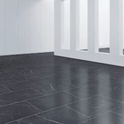 FAUS Black Marble - Industry Tile 8mm Laminate Flooring (217071) -Real Wood Flooring Store black marble industry tile 8mm laminate flooring 217071 p84220 187623 image
