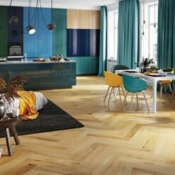 Liberty Floors Caramel Oak - Manor Herringbone Parquet 14mm Engineered Real Wood Flooring (249869) -Real Wood Flooring Store caramel oak manor herringbone parquet 14mm engineered real wood flooring 249869 p108536 235969 image