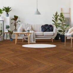 Liberty Floors Carbonised Strand Woven Bamboo - Herringbone Parquet 10mm Solid Real Wood Flooring (249972) -Real Wood Flooring Store carbonised strand woven bamboo herringbone parquet 10mm solid real wood flooring 249972 p108630 236305 image
