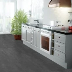 Liberty Floors Charcoal Grey - Lustre 8mm High Gloss Laminate Flooring (217056) -Real Wood Flooring Store charcoal grey lustre 8mm high gloss laminate flooring 217056 p84205 187689 image