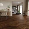 Liberty Floors Chestnut Oak - Manor Herringbone Parquet 14mm Engineered Real Wood Flooring (284294) -Real Wood Flooring Store chestnut oak manor herringbone parquet 14mm engineered real wood flooring 284294 p117142 240992 image