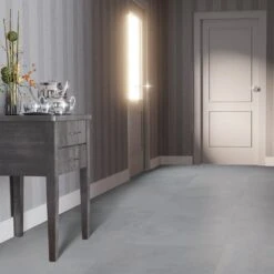 Liberty Floors Concrete Grey - Lustre 8mm High Gloss Laminate Flooring (217057) -Real Wood Flooring Store concrete grey lustre 8mm high gloss laminate flooring 217057 p84206 187683 image