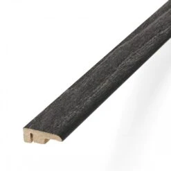 Leader Dark Grey Laminate End Profile Door Bar (1m)
