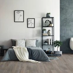 Liberty Floors Dark Oak - Comfort 8mm Laminate Flooring (217600) -Real Wood Flooring Store dark oak comfort 8mm laminate flooring 217600 p84707 189936 image