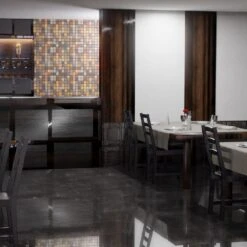 Liberty Floors Dark Pinto - Lustre Stone 8mm High Gloss Laminate Flooring (223767) -Real Wood Flooring Store dark pinto lustre stone 8mm high gloss laminate flooring 223767 p89997 207791 image