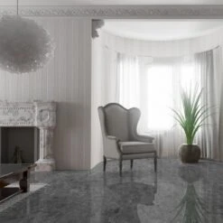 Liberty Floors Elounda Cinzento - Lustre Stone 8mm High Gloss Laminate Flooring (225708) -Real Wood Flooring Store elounda cinzento lustre stone 8mm high gloss laminate flooring 225708 p91938 208592 image