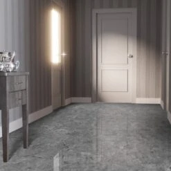 Liberty Floors Elounda Cinzento - Lustre Stone 8mm High Gloss Laminate Flooring (225708) -Real Wood Flooring Store elounda cinzento lustre stone 8mm high gloss laminate flooring 225708 p91938 208593 image