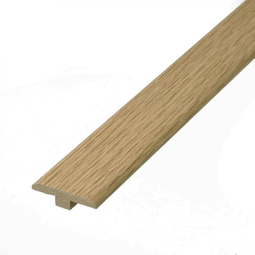 Leader Light Oak Laminate Connecting Profile Door Bar (1m) 3 Leader Light Oak Laminate Connecting Profile Door Bar (1m)