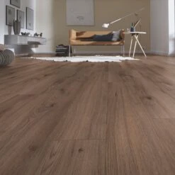 Kronotex Millenium Brown Oak - Advanced 8mm Laminate Flooring (247113) -Real Wood Flooring Store millenium brown oak advanced 8mm laminate flooring 247113 p106488 223341 image