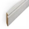 Leader Off-White Torus Laminate Skirting Board (2.4m) -Real Wood Flooring Store off white torus laminate skirting board 2 4m p84918 191889 image