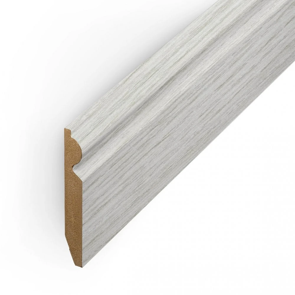 Leader Off-White Torus Laminate Skirting Board (2.4m) 3 Leader Off-White Torus Laminate Skirting Board (2.4m)