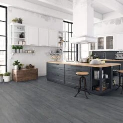Real Wood Flooring Store 3 Liberty Floors Shadow Grey Strand Woven - Classic 14mm Bamboo Solid Wood Flooring (315654)
