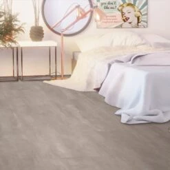 Liberty Floors Smokey Grey - Lustre 8mm High Gloss Laminate Flooring (217058) -Real Wood Flooring Store smokey grey lustre 8mm high gloss laminate flooring 217058 p84207 187684 image