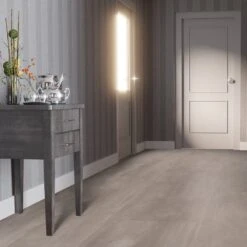 Liberty Floors Smokey Grey - Lustre 8mm High Gloss Laminate Flooring (217058) -Real Wood Flooring Store smokey grey lustre 8mm high gloss laminate flooring 217058 p84207 187686 image