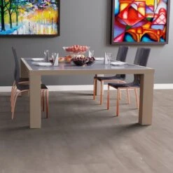 Liberty Floors Smokey Grey - Lustre 8mm High Gloss Laminate Flooring (217058) -Real Wood Flooring Store smokey grey lustre 8mm high gloss laminate flooring 217058 p84207 187687 image