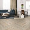 Liberty Floors White Oak Smoked - Chevron 15mm Engineered Real Wood Flooring (324685) -Real Wood Flooring Store white oak smoked chevron 15mm engineered real wood flooring 324685 p119851 243530 image