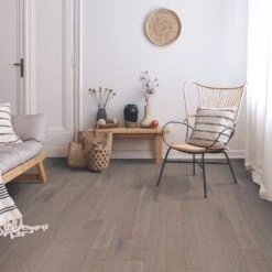 Real Wood Flooring Store 15 Liberty Floors White Oak Smoked - Classic 10mm Engineered Real Wood Flooring (223754)